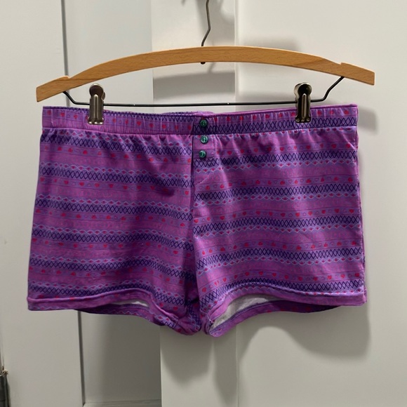 Honeydew Intimates Heart Pattern Racer Back Tank Top & Shorts Pajama Set Size S - Picture 6 of 10